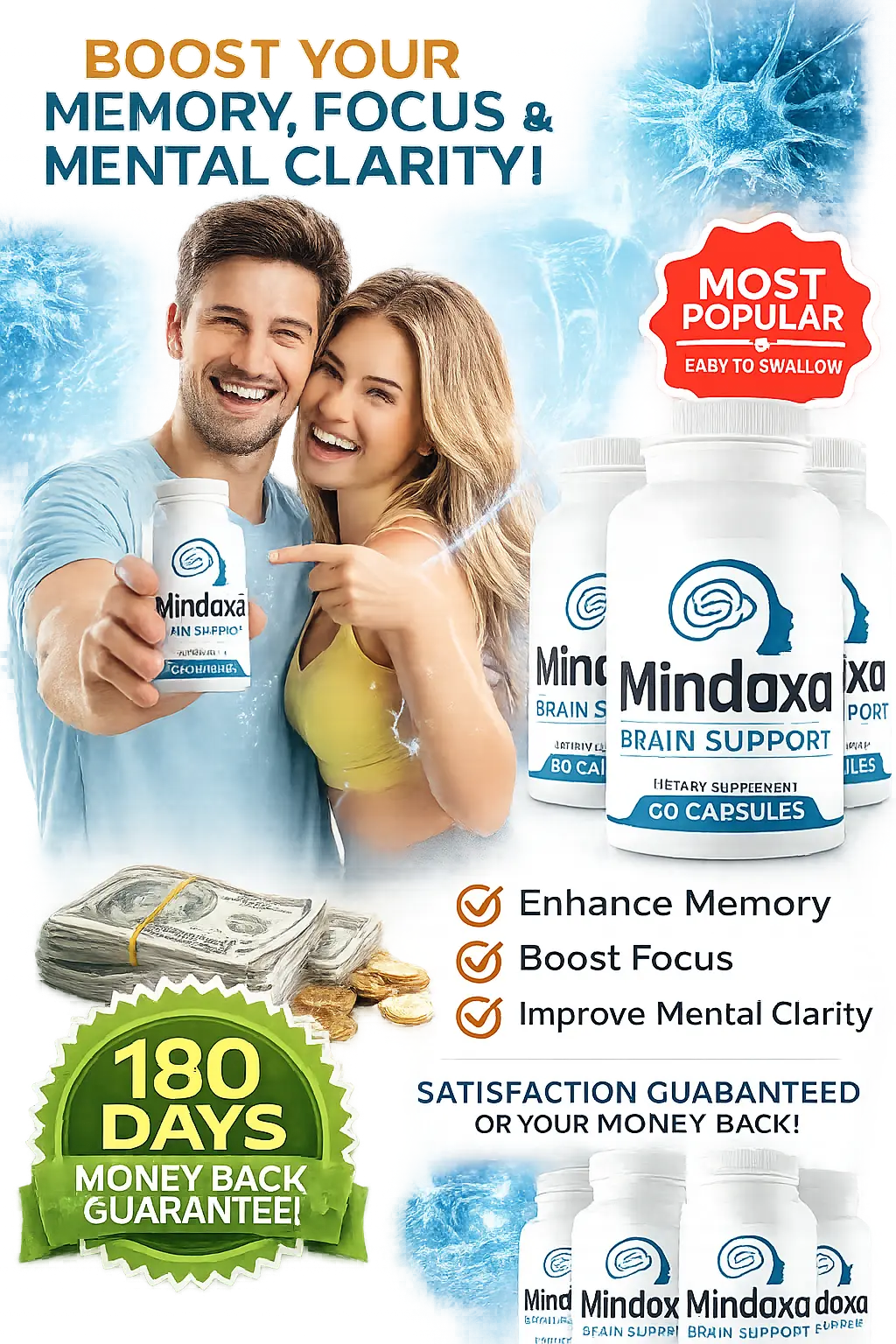 Mindoxa Brain Wellness Support Supplement
